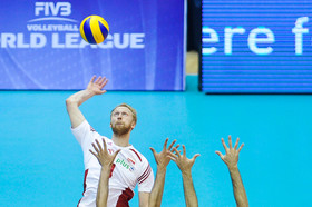 دیدار والیبال تیم‌های ملی ایران و لهستان